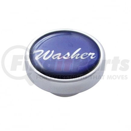 23209 by UNITED PACIFIC - Dash Knob - "Washer", Blue Glossy Sticker