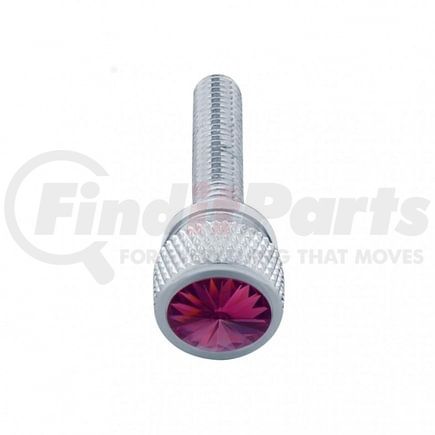 23818 by UNITED PACIFIC - Dash Panel Screw - 12-Pack, 1-3/16", Long M6-1.0, with Purple Crystal, for Kenworth