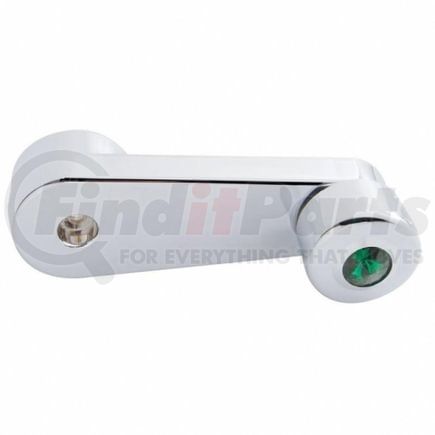 24034 by UNITED PACIFIC - Window Crank Handle - with Green Diamond, for Freightliner