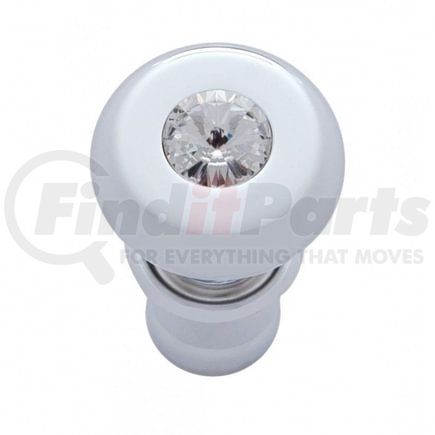 28481 by UNITED PACIFIC - Cigarette Lighter - Chrome Deluxe, with Clear Diamond