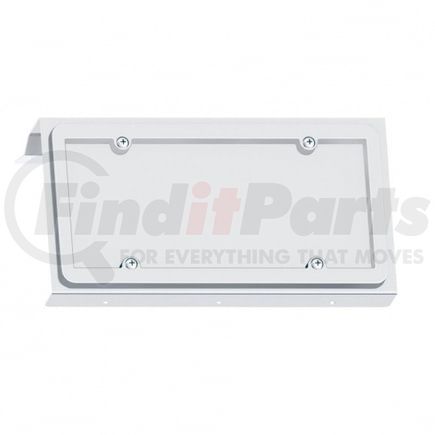 29065 by UNITED PACIFIC - License Plate Frame - Stainless, for 2003+ Volvo VN