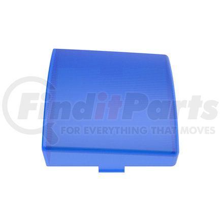 30830 by UNITED PACIFIC - Dome Light Lens - 3" x 3", Square, Blue
