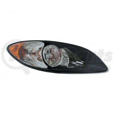 31273 by UNITED PACIFIC - Headlight Assembly - RH, Black Housing, High/Low Beam, HB4/HB3/3157AK/168 Bulb, with Signal Light and Side Marker Light