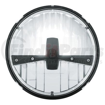 31289 by UNITED PACIFIC - ULTRALIT 5 High Power LED 7" Round Dual Function Headlight, Black