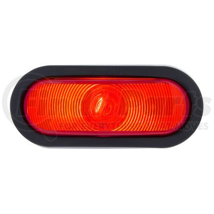 31362RK by UNITED PACIFIC - Brake/Tail/Turn Signal Light - 6" Oval Stop, Turn and Tail Light Kit, Red Lens