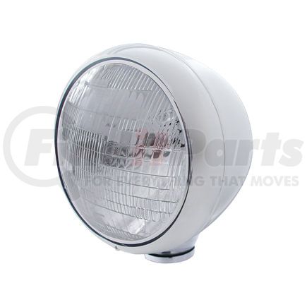 31784 by UNITED PACIFIC - Headlight - RH/LH, 682-C Style Guide, 7" Round, Chrome Housing, 6014 Bulb