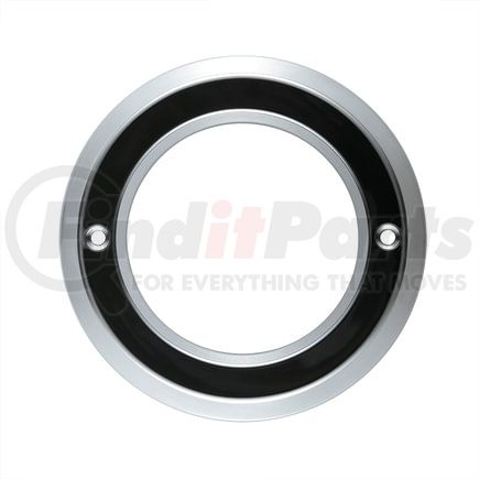 United Pacific 10458 Clearance Light Bezel Clearance Light Bezel - 1 Piece Carded, 2 inches, Round, Chrome, without Visor