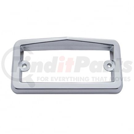 10547 by UNITED PACIFIC - Truck Cab Light Bezel - With Visor, for Freightliner & Mack with Rectangular Cab/Sunvisor Light