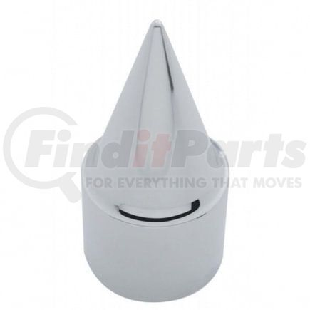 10567B by UNITED PACIFIC - Wheel Lug Nut Cover - 33mm x 4 1/4", Chrome, Plastic, Stiletto, Push-On