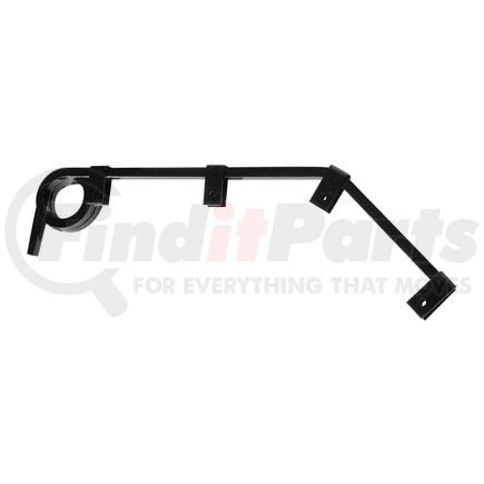 10614 by UNITED PACIFIC - Mud Flap Hanger - Black Angled, 2 Coils