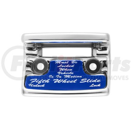 21020 by UNITED PACIFIC - Dash Switch Cover - Switch Guard, "Fifth Wheel", Blue Sticker