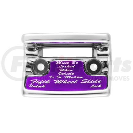 21023 by UNITED PACIFIC - Dash Switch Cover - Switch Guard, "Fifth Wheel", Purple Sticker