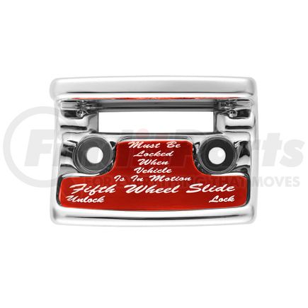 21024 by UNITED PACIFIC - Dash Switch Cover - Switch Guard, "Fifth Wheel", Red Sticker