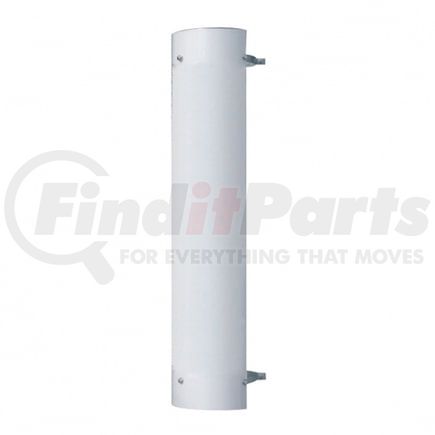 21242 by UNITED PACIFIC - Exhaust Muffler Shield - 9", 270 Degree, Stainless, Plain