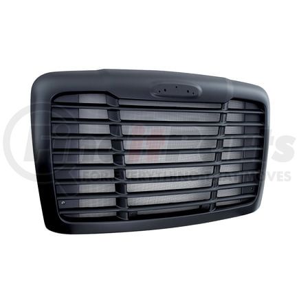 21454 by UNITED PACIFIC - Grille - Black, with Bug Screen, for 2008-2017 Freightliner Cascadia