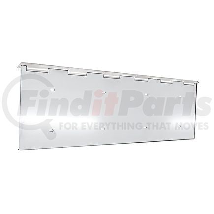 21553 by UNITED PACIFIC - License Plate Frame - Stainless Steel, with Hinge, for 2 License Plate