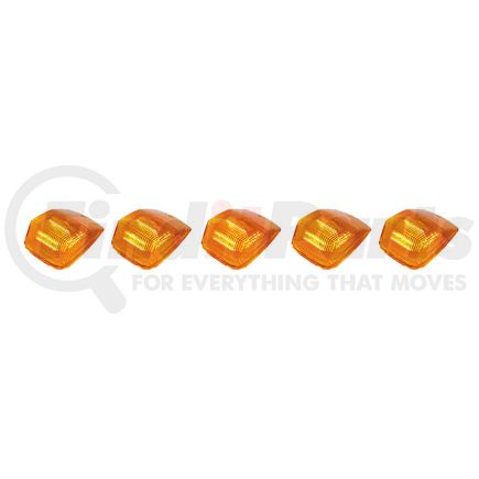 36399 by UNITED PACIFIC - Truck Cab Light - 5-Pack, 36 LED, Square, Amber LED/Lens