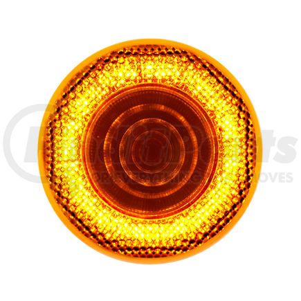 36560 by UNITED PACIFIC - Clearance/Marker Light, Amber LED/Amber Lens, Mirage Design, 2.5", 12 LED