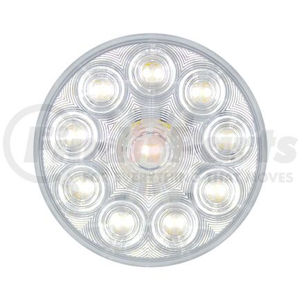 36680 by UNITED PACIFIC - Back Up Light - 4" Round, 20 LED, Competition Series, White LED, Clear Lens