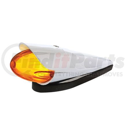 36749 by UNITED PACIFIC - Truck Cab Light - 9 LED, Dual Function, GloLight Watermelon Grakon 1000 Style, Amber LED/Lens, with Visor