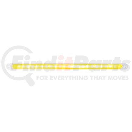 36863B by UNITED PACIFIC - Turn Signal Light - Bulk, 24 LED, Dual Function, 12" GloLight Bar, Amber LED/Clear Lens
