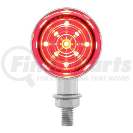 36997 by UNITED PACIFIC - Accessory Switch Light Bulb - 9 LED, Mini Bullet Light, Red LED/Red Lens