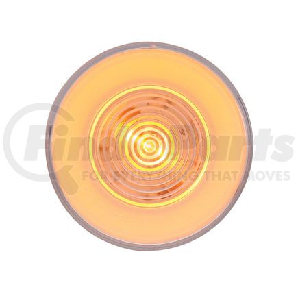 37018 by UNITED PACIFIC - Clearance/Marker Light - "Glo" Light, Amber LED/Clear Lens, 2.5", 9 LED
