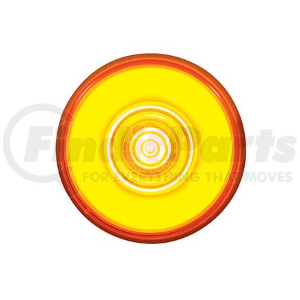 37035B by UNITED PACIFIC - Clearance Light - Bulk, 2" Round GloLight, 6 LED, Amber LED/Lens