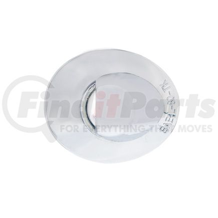 34102 by UNITED PACIFIC - License Plate Light Lens - Chrome, for 1990-2004 Ford Truck