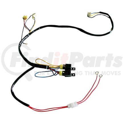 34263 by UNITED PACIFIC - Headlight Relay Connector - Headlight Relay Harness Kit, H4