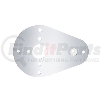 United Pacific 34275 Dome Light Mounting Adapter 304 Stainless Steel Above Door Dome Light Plate For 1994-2026 Kenworth W900