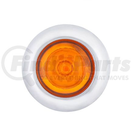 34820 by UNITED PACIFIC - Clearance/Marker Light - 3/4 in., Round, Amber LED/Lens, ArcBlast Mini Light