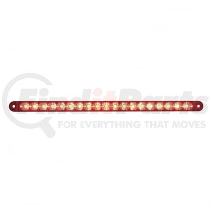 39774 by UNITED PACIFIC - Turn Signal Light - 12" Turn Signal Reflector Light Bar- Red LED/Lens