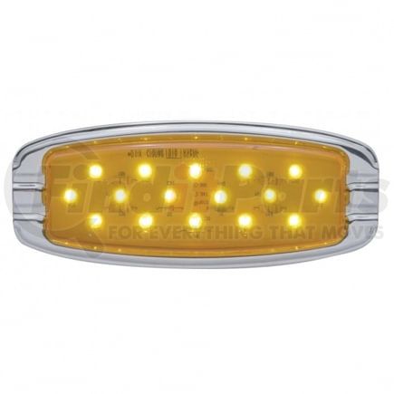 39939 by UNITED PACIFIC - Clearance/Marker Light - 16 LED, Retro ,Amber LED/Amber Lens, Flush Mount