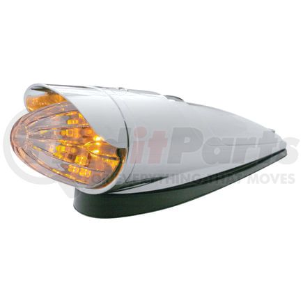 39955 by UNITED PACIFIC - Truck Cab Light - 19 LED, Watermelon Grakon 1000, Amber LED/Clear Lens, with Visor