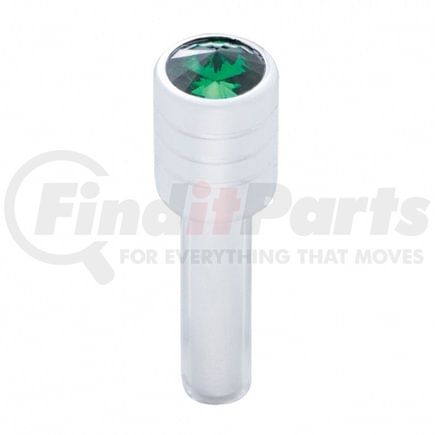 40202 by UNITED PACIFIC - Door Lock Knob - Chrome, with 7/16" Green Diamond