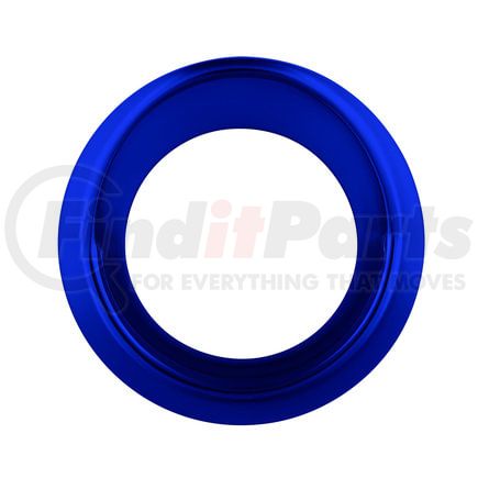 40702 by UNITED PACIFIC - Gauge Bezel - Single, Indigo Blue, Small Gauge, with Visor