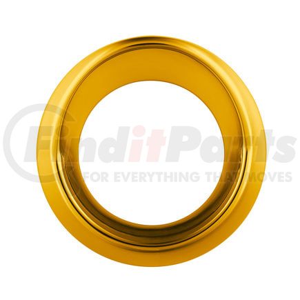 40709 by UNITED PACIFIC - Gauge Bezel - Single, Electric Yellow, Small Gauge, with Visor