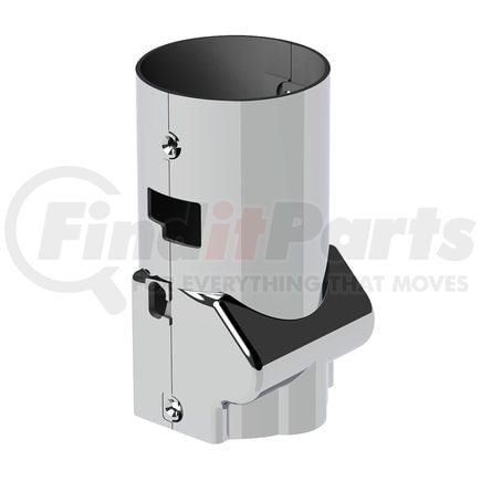 40907 by UNITED PACIFIC - Steering Column Cover - Kenworth/Peterbilt Round Mid Steering Column Cover