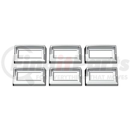 40957 by UNITED PACIFIC - Toggle Switch Cover - With Visor, for Kenworth