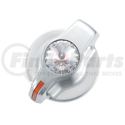 United Pacific 41125 A/C Control Knob A/C Control Knob - Clear Diamond, for 2006+ Peterbilt Signature