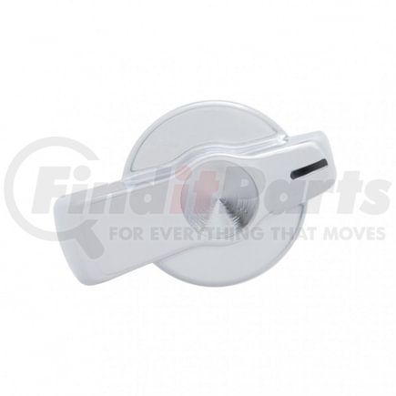 41170 by UNITED PACIFIC - A/C Control Knob - Chrome Plated, Indented, for Freightliner (Old Model)