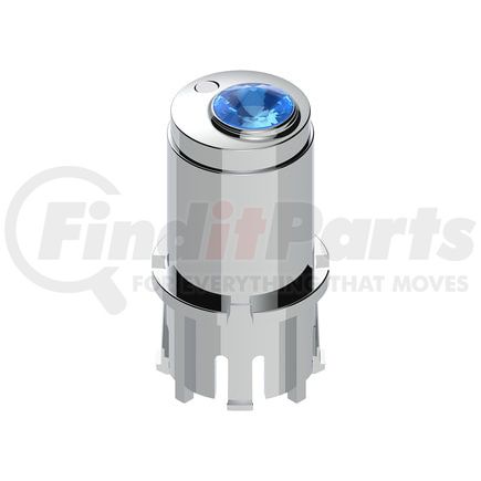 41192 by UNITED PACIFIC - A/C Control Knob - Blue Diamond, for 2006+ Kenworth Center
