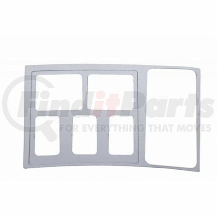41621 by UNITED PACIFIC - Dashboard Panel - Switch Panel, Center, with Vent Trim, Stainless, for Volvo