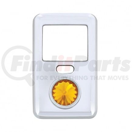 41644 by UNITED PACIFIC - Dash Switch Cover - with Amber Diamond, for Volvo
