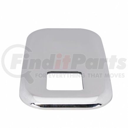 41752B by UNITED PACIFIC - Transmission Shift Lever Plate Base Cover - Chrome, for Peterbilt Trucks
