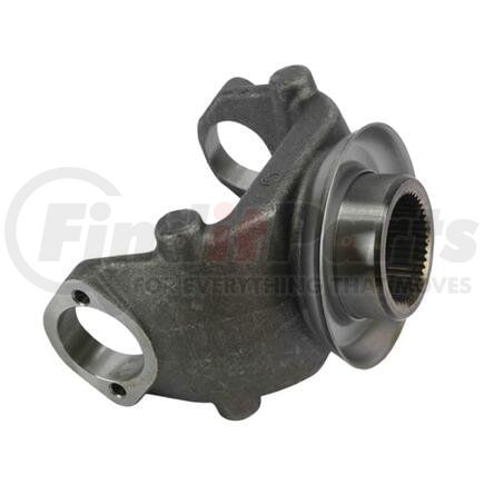 6.5-4-3281XR by NEWSTAR - END YOKE 1810 SERIES BP BEARING STYLE SPLINE SIZE: 2.274 - 44 MAJOR DIAMETER: 2.274 GROUND HUB DIAMETER: 2.938 LENGTH THRU HOLE: 2.500 CENTERLINE TO END: 5.250 INCH