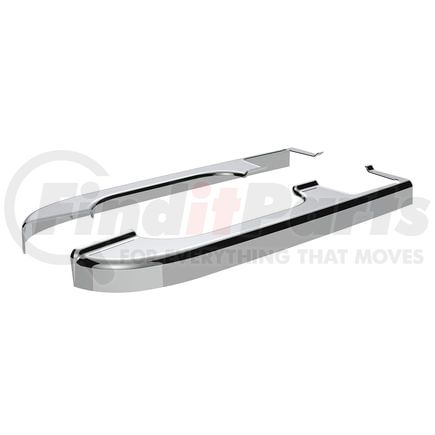 41944 by UNITED PACIFIC - Door Armrest Cover - Driver and Passenger Side, Chrome, 1997-2010 Freightliner Century