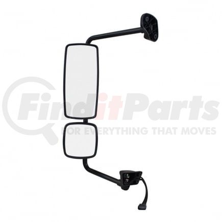 42411 by UNITED PACIFIC - Heated Power Door Mirror Assembly - Driver Side, Chrome, fits 2003-2018 Freightliner M2