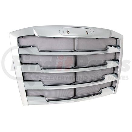 42475 by UNITED PACIFIC - Grille - Chrome, with Bug Screen, for 2018-2020 Freightliner Cascadia